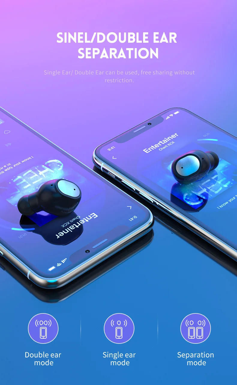 Q2 TWS Наушники Беспроводные Мини Bluetooth 5,0 Handsfree спортивные наушники игровая гарнитура HiFi с быстрой зарядкой чехол для смартфона