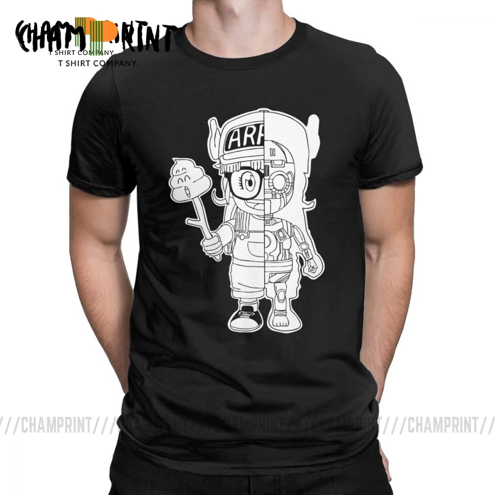 Мужская футболка Dr. Slump повседневные футболки с коротким рукавом Arale Sanatomy одежда