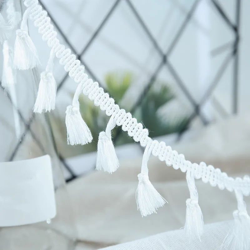 1 ярд/партия кружевная лента с кисточками 15 цветов бахрома отделка занавеска