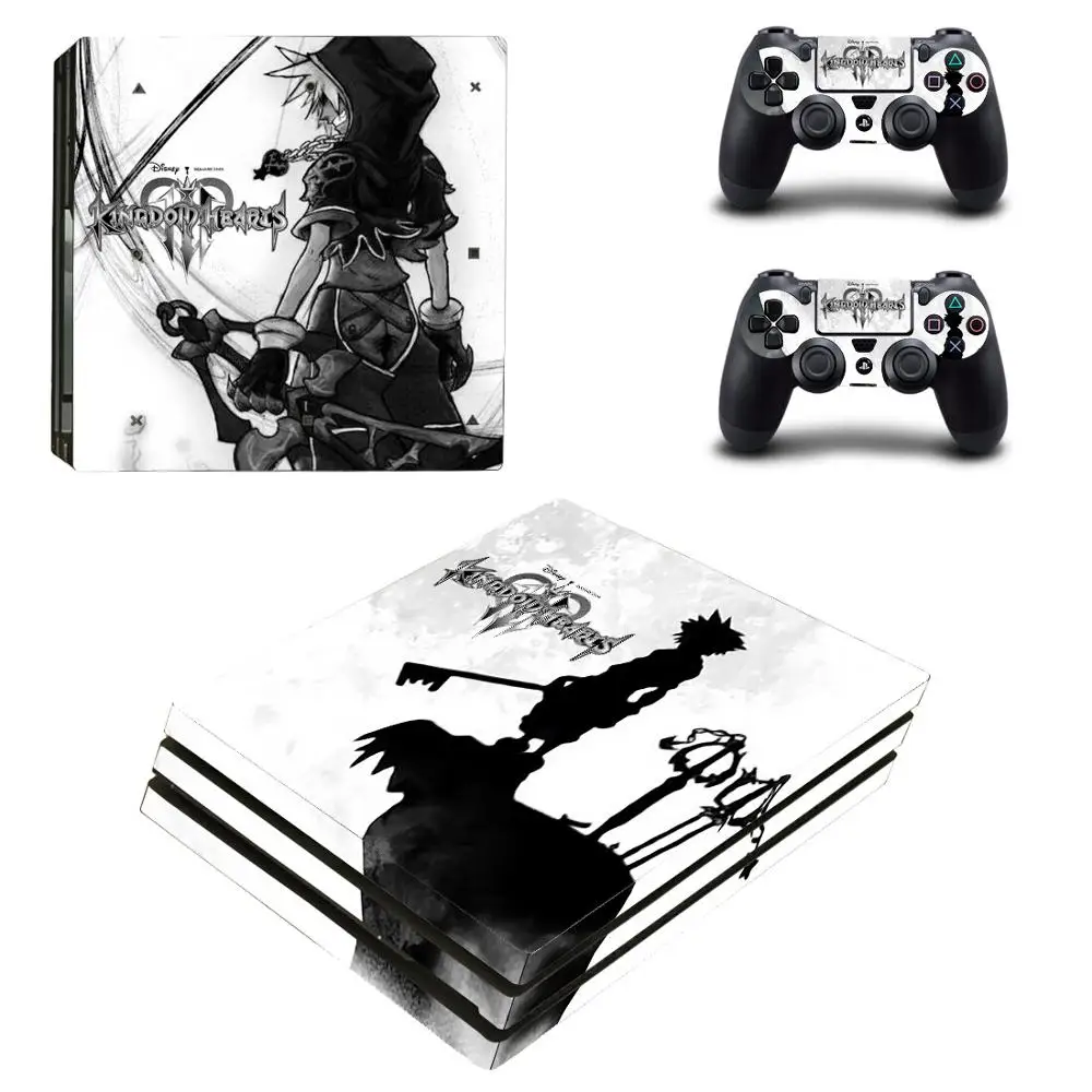 Кингдом Хартс PS4 Про наклейки Play Station 4 Skin Sticker Decal для консоли PlayStation и контроллеров Skins Vinyl on.