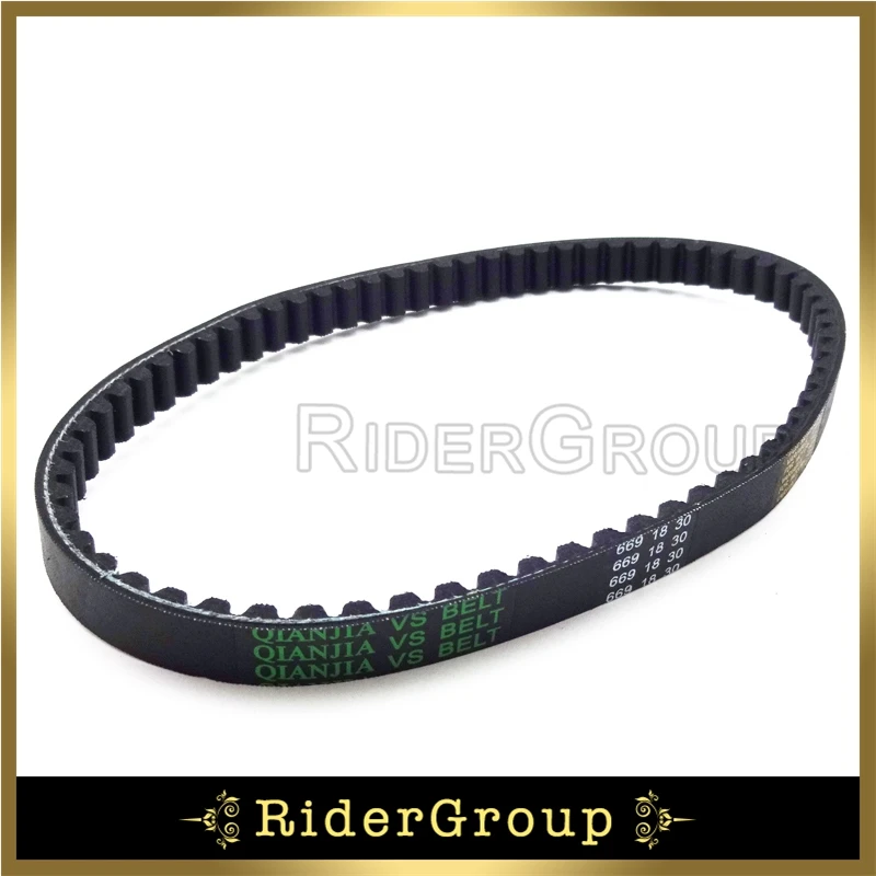 Черный приводной ремень для двигателя GY6 49 50 80cc китайского производства Vespa Sunl Roketa