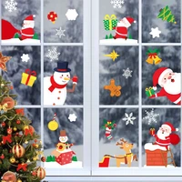 merry christmas wall sticker santa claus stickers home party festival christmas decoration xmas removable sticker wall window