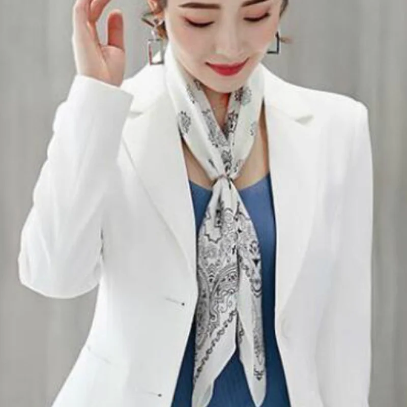 

Blazers Women New Temperament Pure Ulzzang Slim Spring Stylish Femme Leisure Soft Elegant Fashion Ladies Clothing Popular Simple
