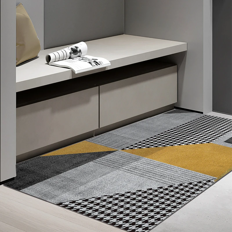 modern pvc door mat carpet bathroom mat kitchen mat can be cut dustproof home mats carpet custom size hallway entrance door mat free global shipping