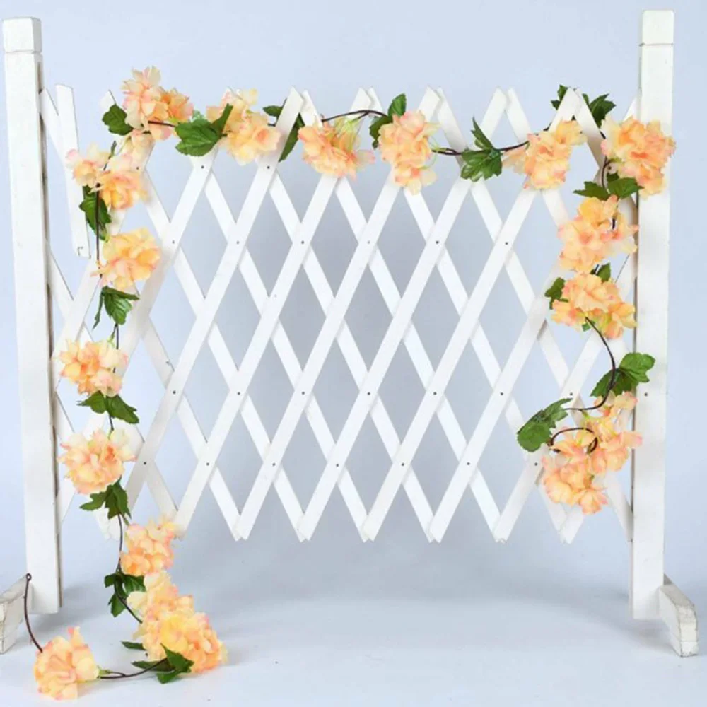 Искусственная Свадебная гирлянда 18 головок вишневые цветы лозы декоративная