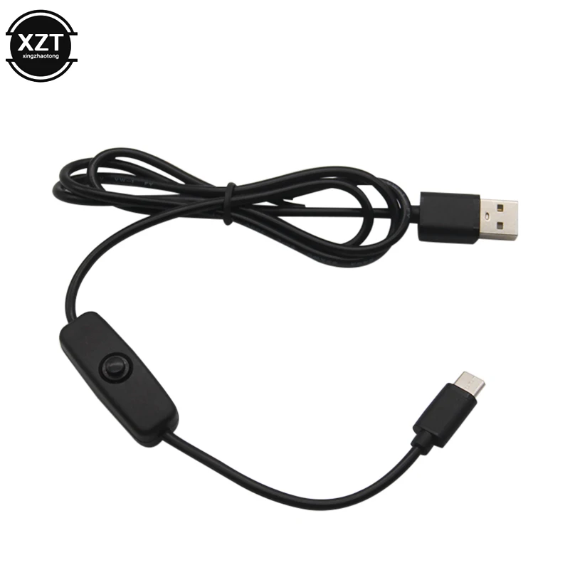 Кабель питания Raspberry Pi 4 зарядный кабель USB Type-C с выключателем для RPI Model B 4B |