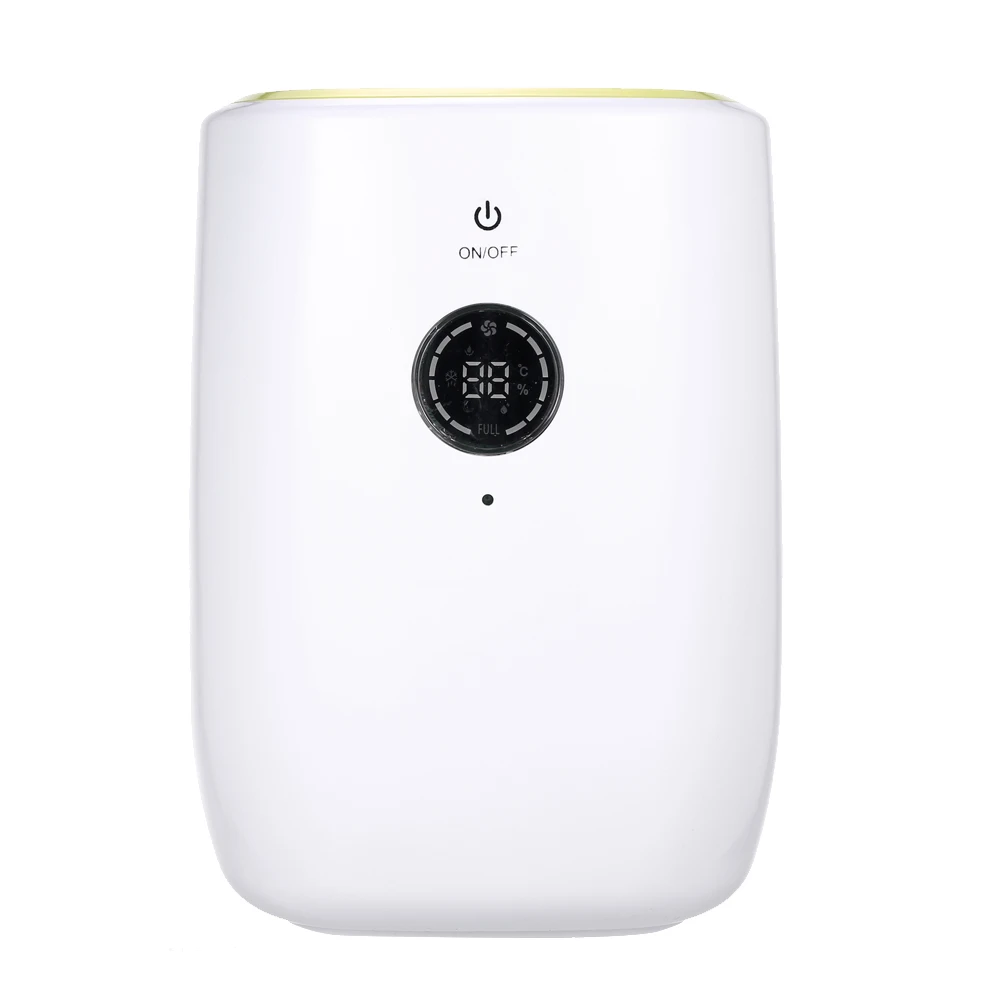 

Electric Dehumidifier with 800ML Water-tank LCD Display Ultra Quiet Desiccant Moisture Absorbing Air Purifier Humidity Dryer