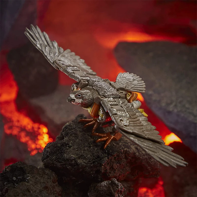 

Hasbro Transformers Toys Generations War for Cybertron: Kingdom Deluxe Wfc-K14 Airazor Action Figure 5.5-Inch Gift for Children