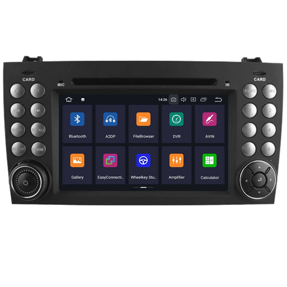 Восьмиядерный CD DVD плеер 2 Din Android 10 автомобильное радио для Benz SLK 171 2004 2011 с GPS