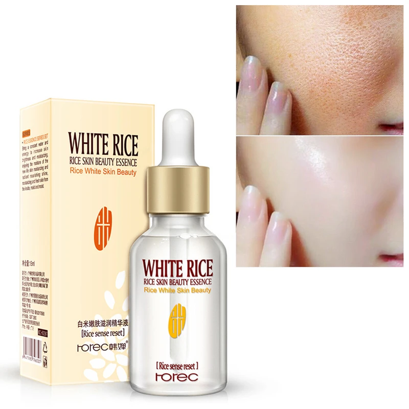 

5PCS White Rice Whitening Essence Facial Moisturizing Cream Anti-wrinkle Anti-aging Facial Fine Lines Acne Treatment Skin Care