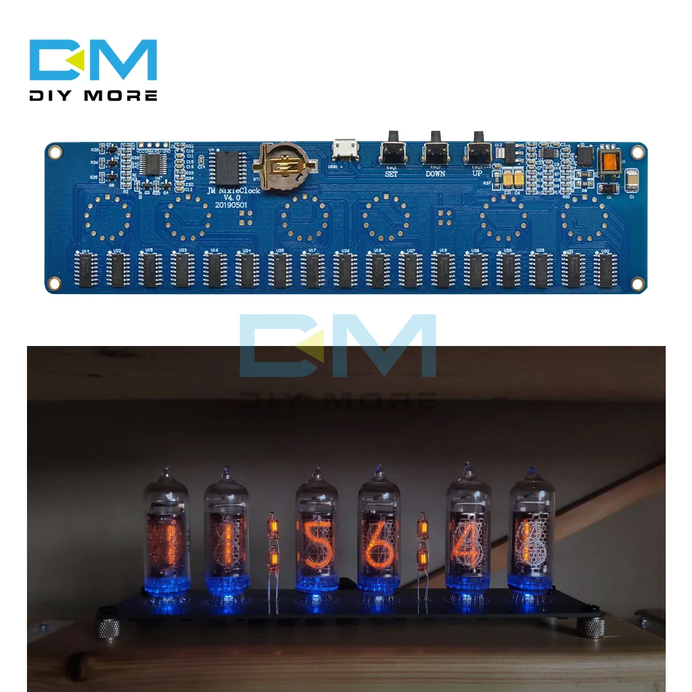 Электронный комплект сделай сам 5 В модуль Nixie Tube in14 цифровые светодиодные часы
