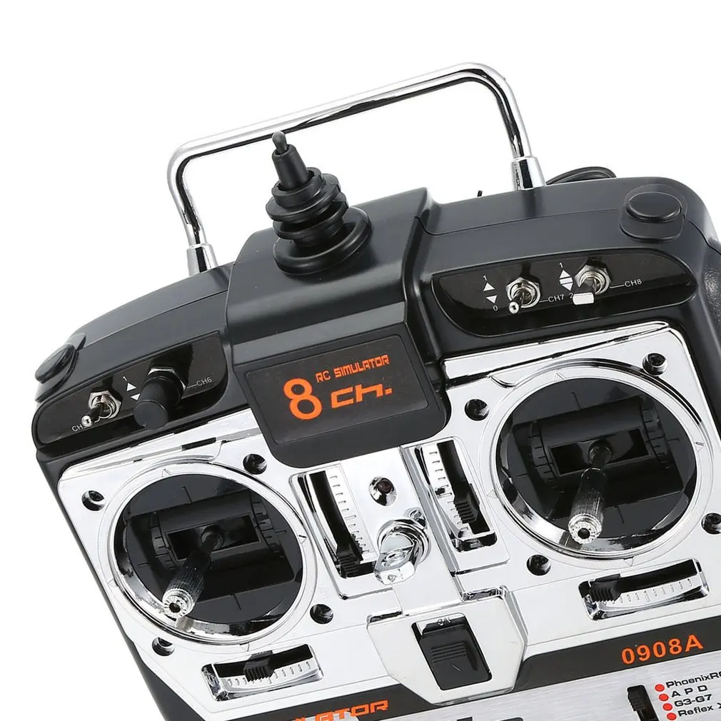 6CH/8CH RC симулятор полета JTL 0904A поддержка Realflight G7 Phoenix 5 0 XTR вертолет с дистанционным