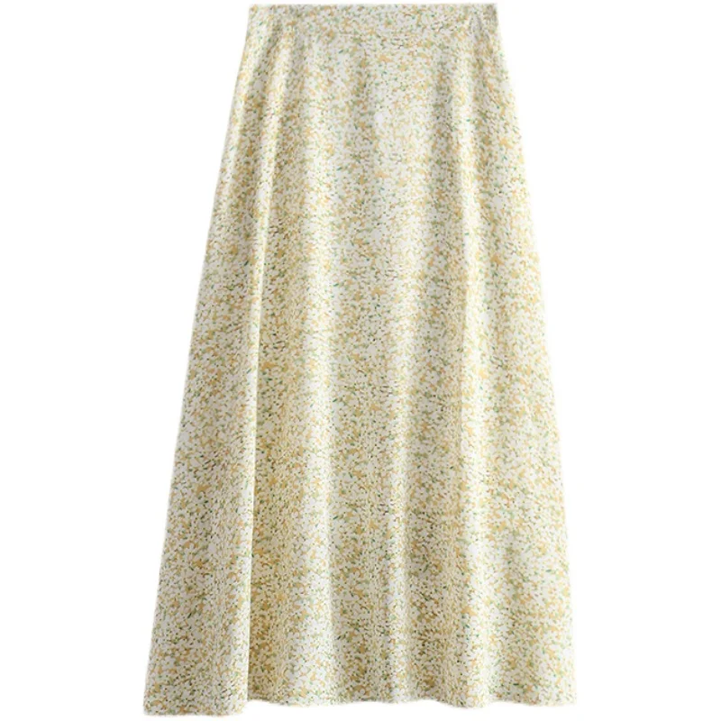 

dress for women summer 2021 floral chiffon skirts 3025#