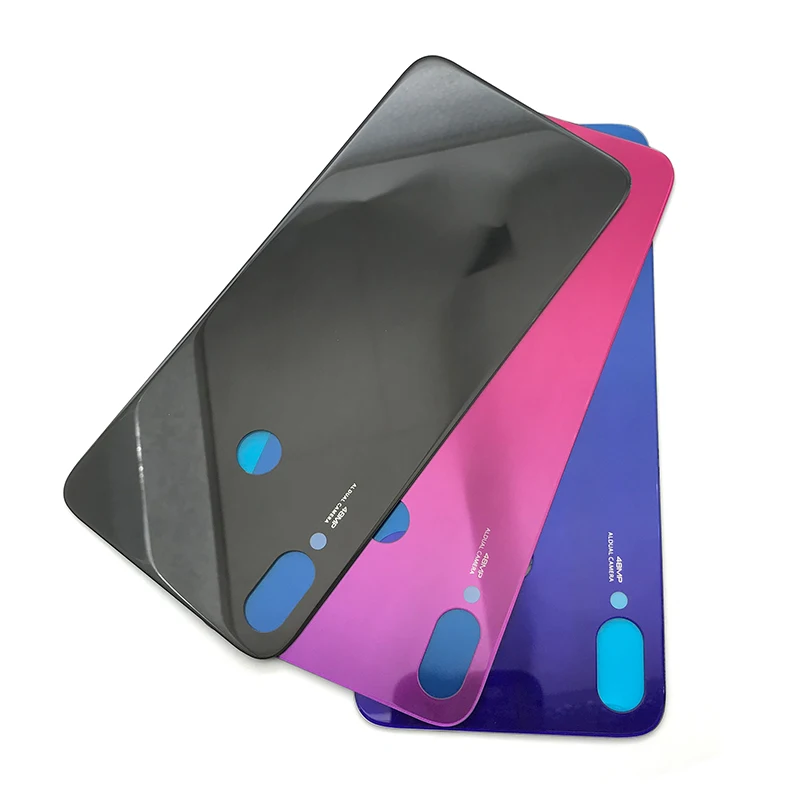 Новинка для Xiaomi Redmi Note 7 Pro задняя крышка батарейного отсека стекло дверь сменный