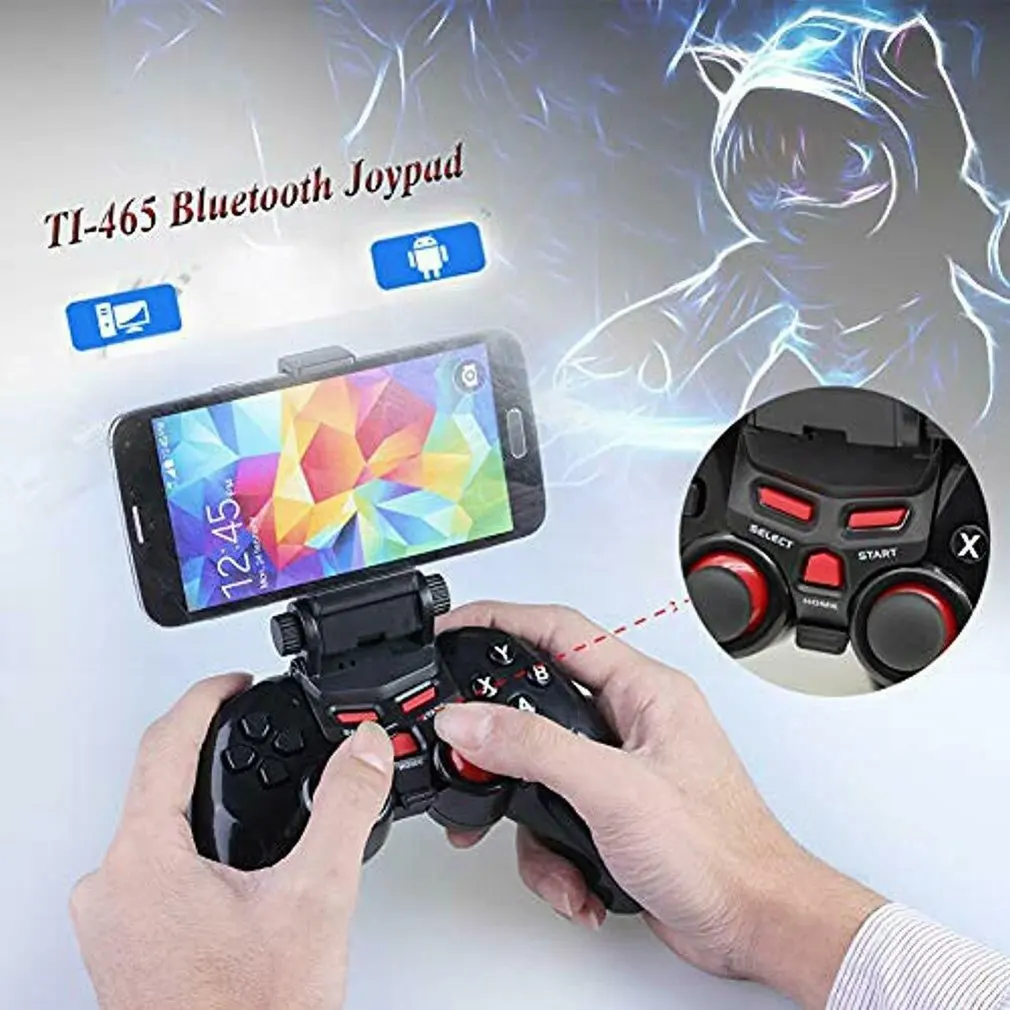TI-465 беспроводной Bluetooth ручка игры джойстик геймпад для смартфонов планшеты Смарт