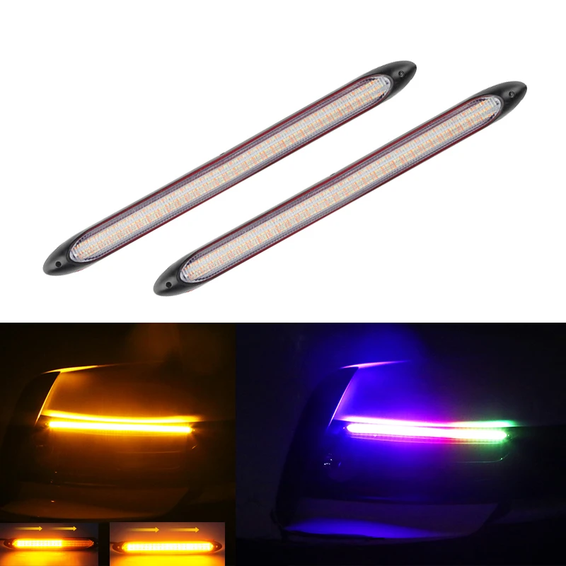 2 шт. светодиодные дневные ходовые огни Габаритные Водонепроницаемый