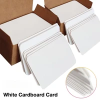 100pcs playing card blank hard paper card paper diy board game postcard handmade wallpaper postcards message white card