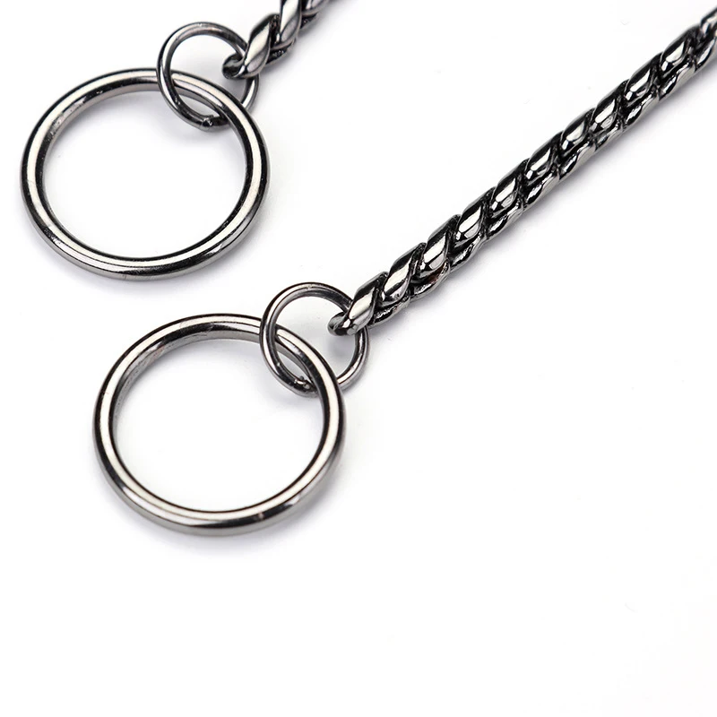 Собачий ошейник медная змея P цепь декоративное золотое ожерелье поводок для