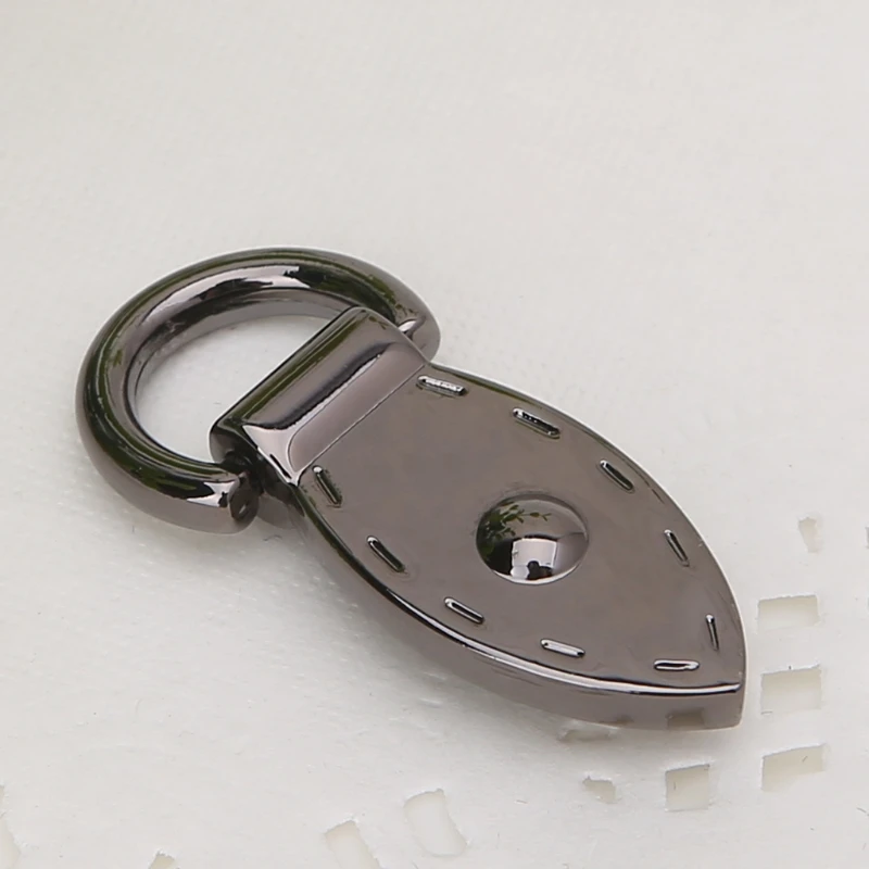 

Leaf D Buckle Metal Buckles Handbag Strap Clasp Keyring Dog Chain Hooks DIY