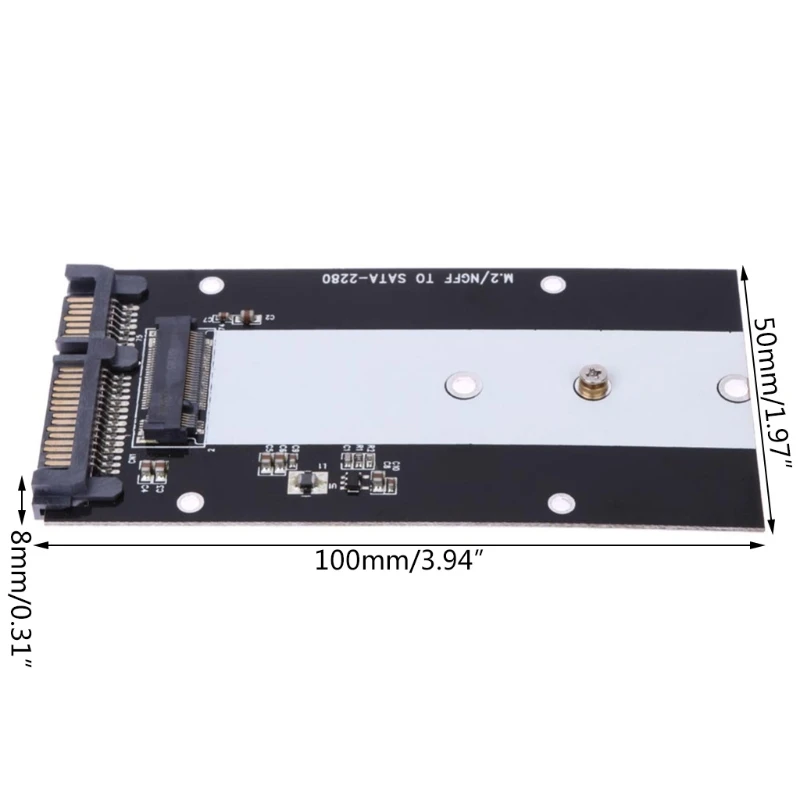 M.2 to SATA3 SSD Solid State Drive Riser Card Support 2230/2242/2260/2280 Box Adapter | Компьютеры и офис