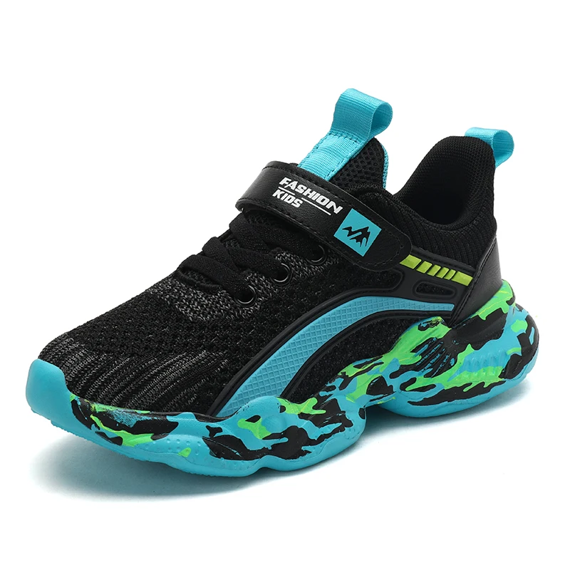 

Кроссовки для мальчиков, дышащие удобные, модная повседневная спортивная обувь для бега