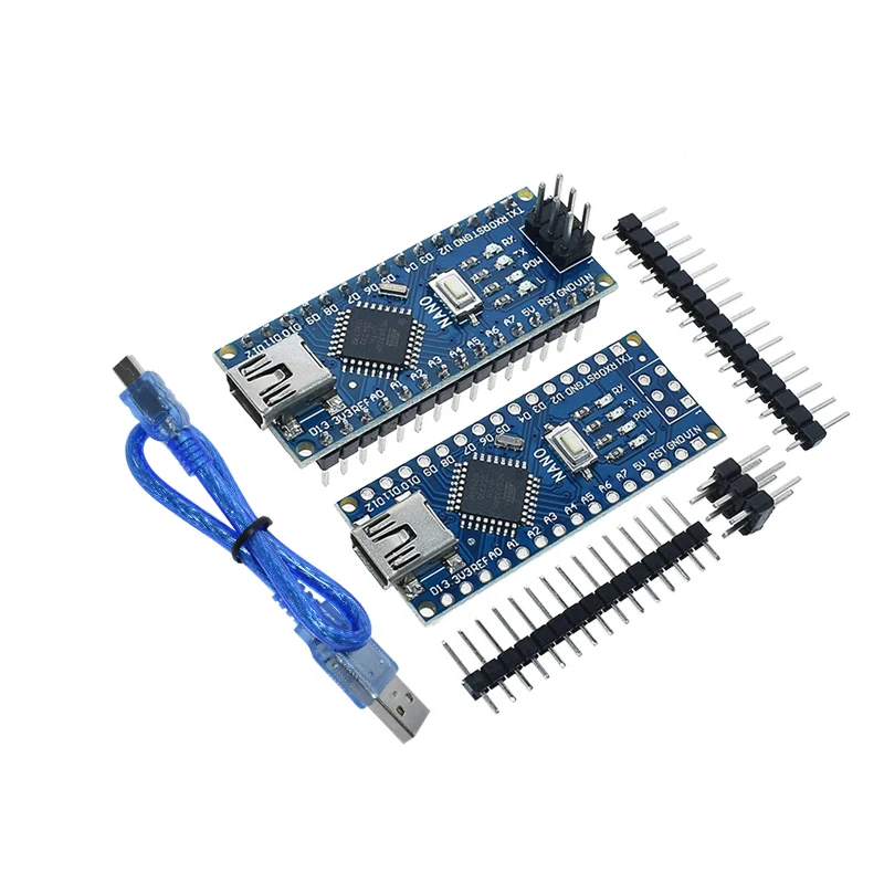 Плата плата совместимая с контроллером arduino Nano 3 0 Atmega328 макетная модулем WAVGAT без USB