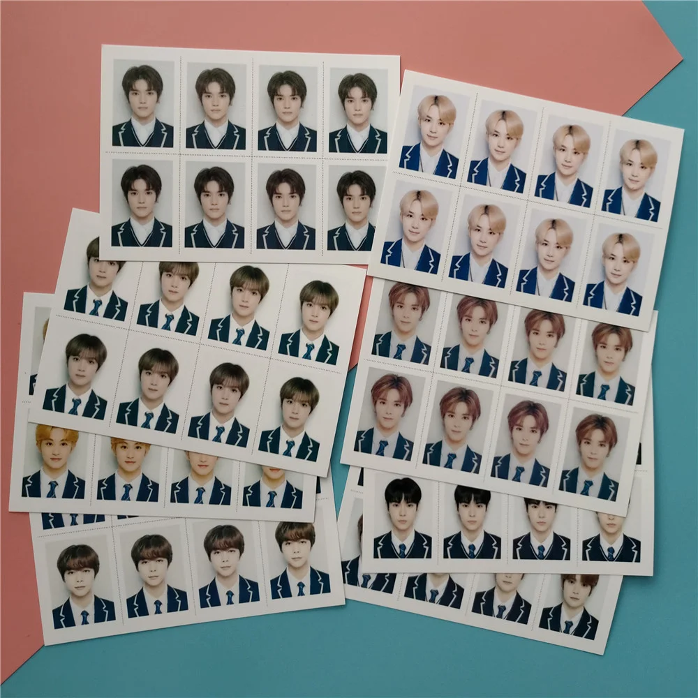 

1pcs Kpop NCT 127 1inch Id photo Photocard the new akbum Neo Zone Kpop nct BACK TO SCHOOL Photo card HD high quality