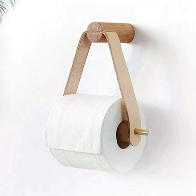 

4 Pcs Vintage Design Toilet Paper Roll Holder Wall Mounted Toilet Tissue Holder Towel Ring Toilet Paper Holder Storage