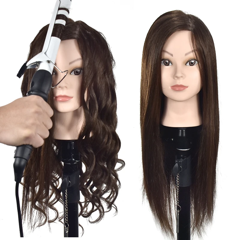 Голова манекена для причесок парикмахерские щипцы тренировочная голова с