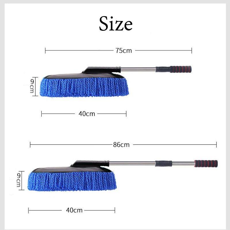 Щетка для чистки автомобиля пинцет с длинной ручкой удаления пыли и мытья |