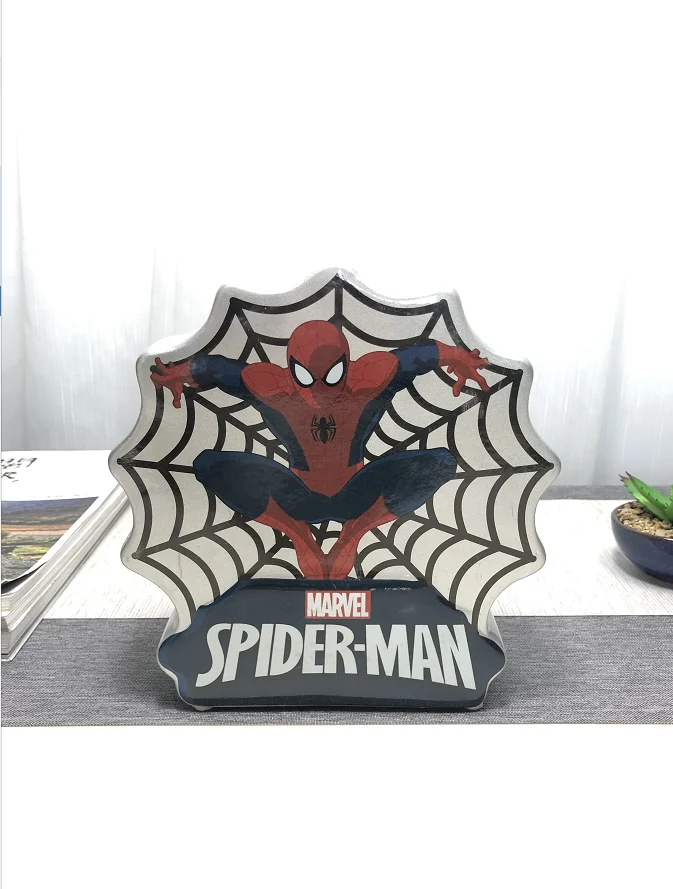 

Disney Avengers Marvel Series Spider-Man Ceramic Cartoon Piggy Bank American Change Storage Box