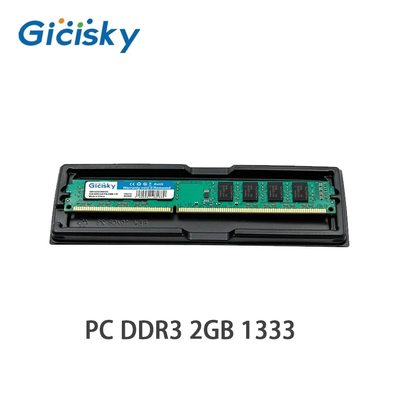 1/2/4pc Gicisky PC DDR3 2/4/8GB 1600/1333MHz Модуль оперативной памяти настольное оборудование