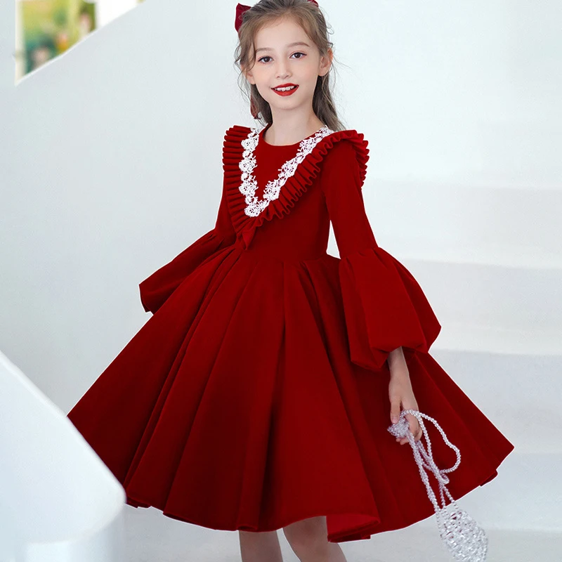 Платье для девочек-подростков детская одежда Вечерние элегантное вечернее