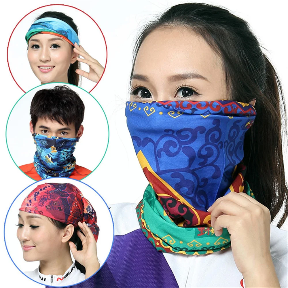 

Fashion Unisex Head Face Neck Sunshade Collar Gaiter Tube Bandana Scarf Women Sports Headwear Scarf Dustproof Outdoor Fishing