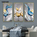 Современный минималистичный винный бокал, подвесная картина, украшение для ресторана, парусного судна, картина для столовой, винный шкаф, настенный художественный плакат