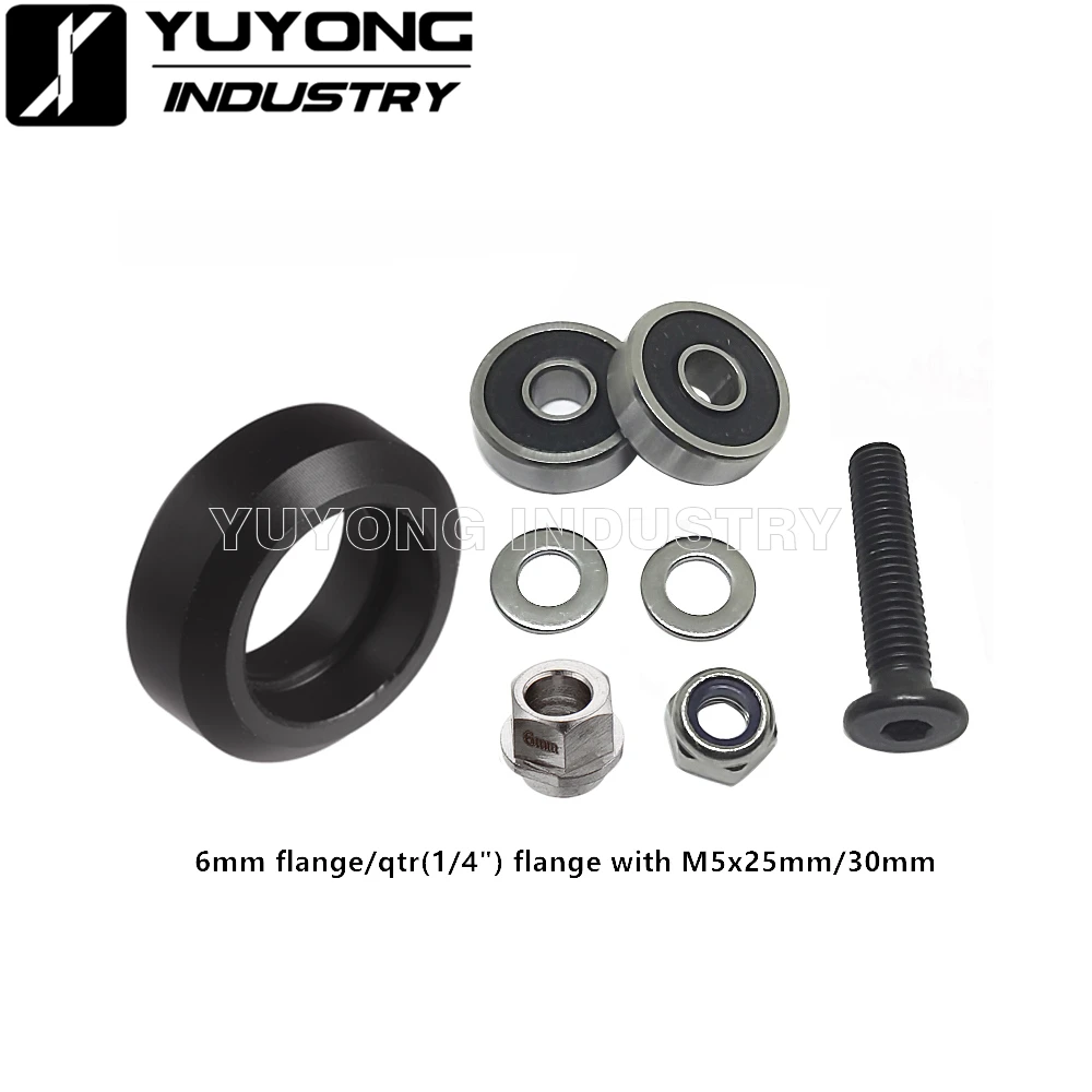 Регулируемая Точная CNC delrin solid v комплекты колес с эксцентриковыми Проставками