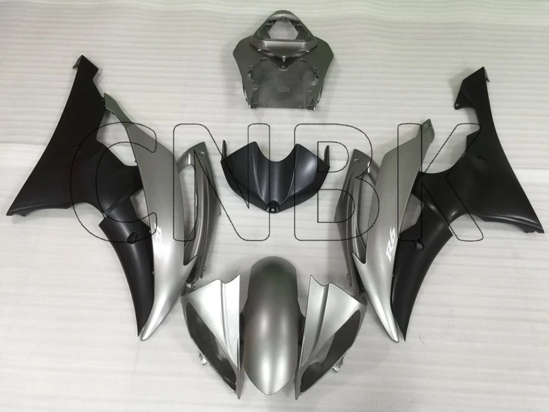 YZF600 R6 2013 комплекты для всего тела 2014 серебряные черные обтекателей YAMAHA YZFR6 2008 - 2015 |