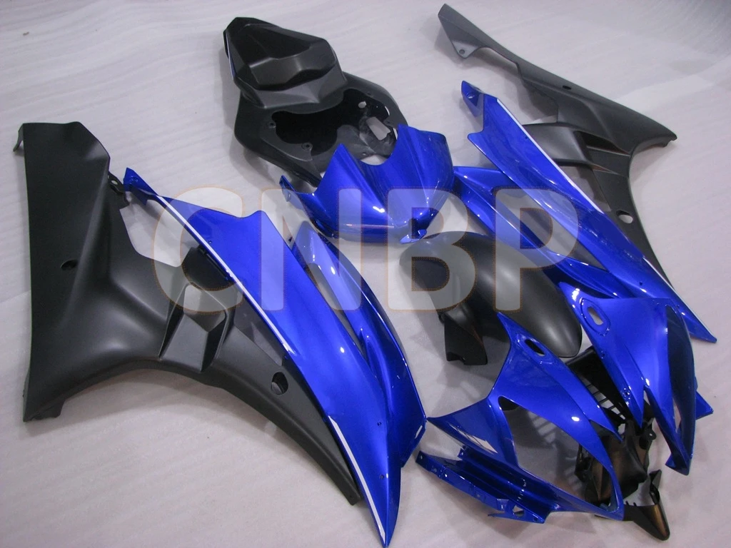 Пластиковые обтекатели для YAMAHA YZFR6 2006-2007 синие и черные Обтекатели 06 комплекты с