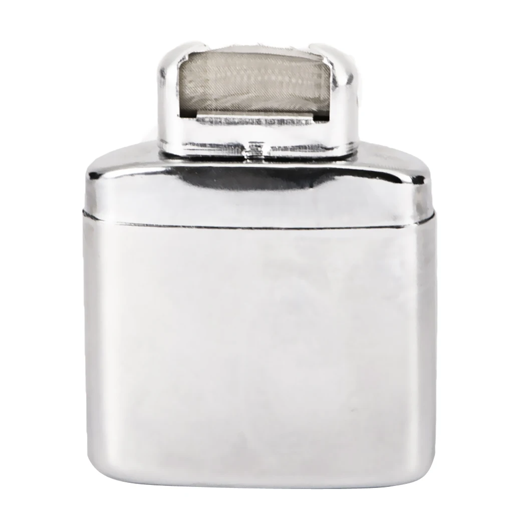 

Stainless Steel Reusable Pocket Hand Warmer Pocket Heater 24 Hours Silver with Warming Bag