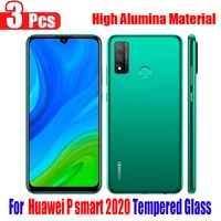 3pcs 9h tempered glass for huawei p smart 2020 screen protector tempered glass film