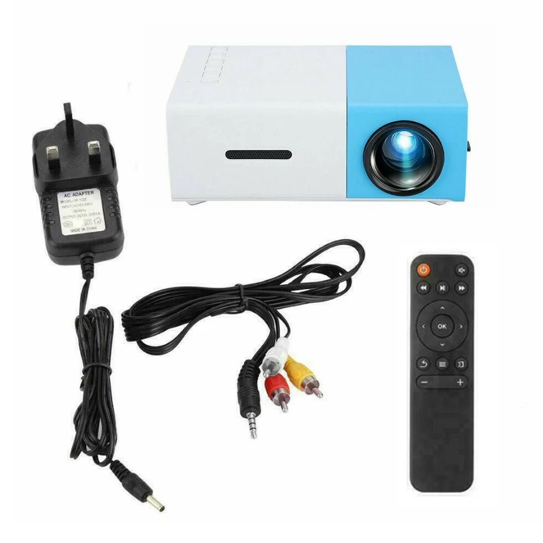 

YG300 Mini Pocket LED 3D Projector HD 1080P Home Theater Cinema USB HDMI-compatible SD Home Audio Video Equipments Set