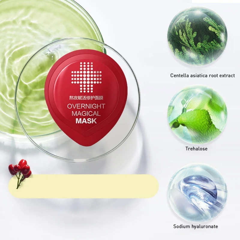 5pcs Stay Up Late First-Aid Repair Mask Moisturizing Face Nourishing No-Clean Skin Solution | Красота и здоровье