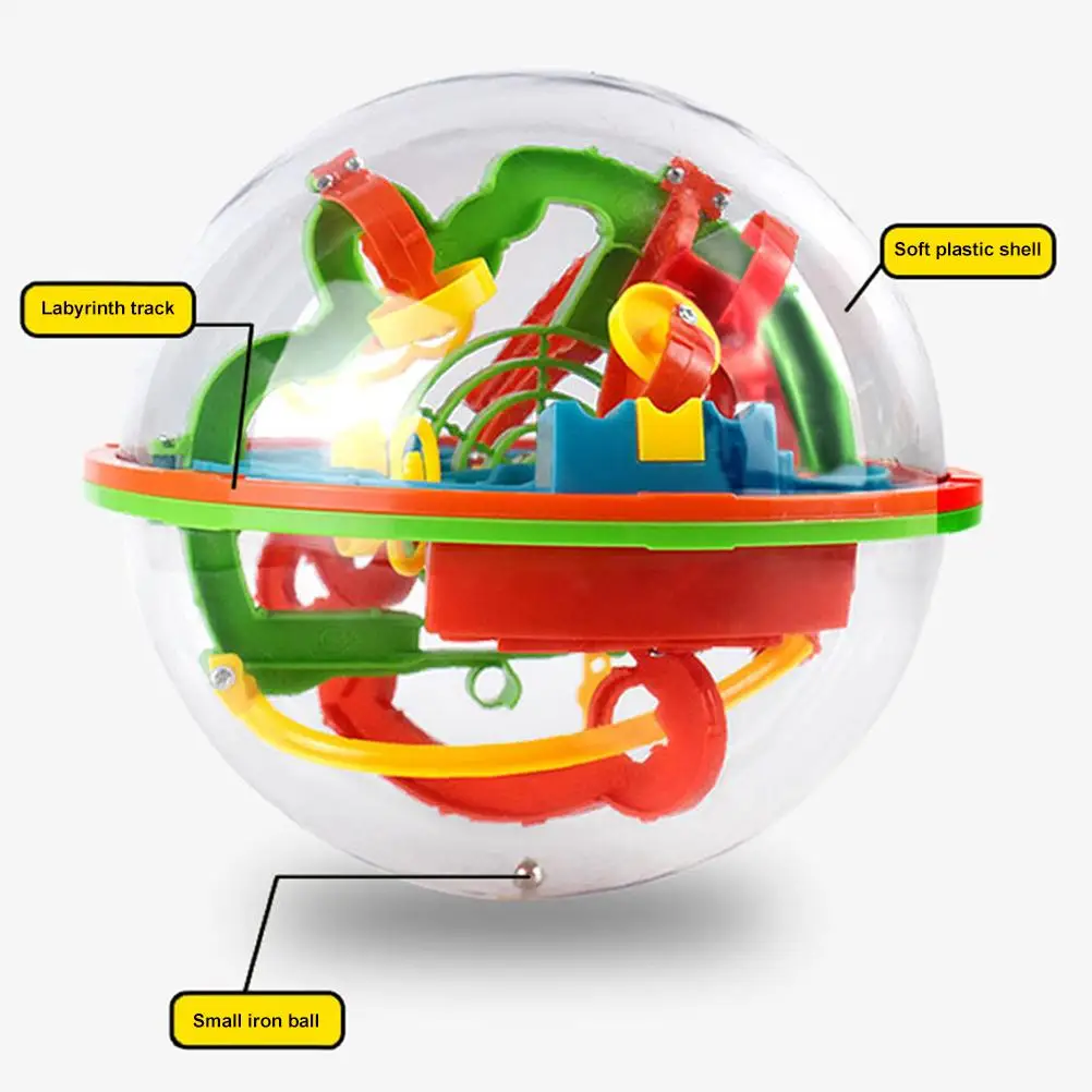 100 уровней 3D волшебный лабиринт Perplexus шар Интеллектуальный вращающийся