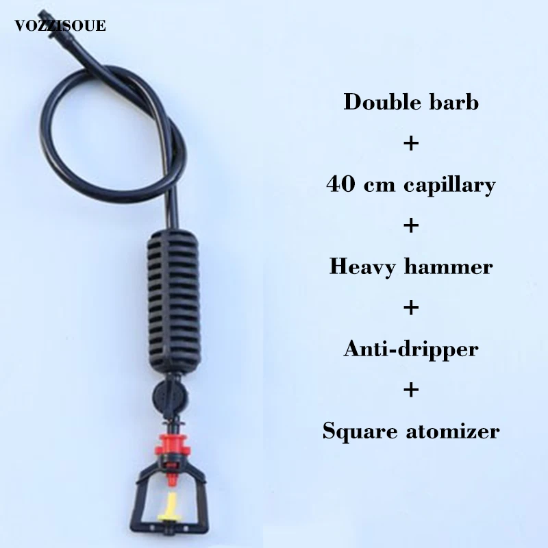 3PCS Горячая 3 шт. подвесная анти-капельная насадка распылителя с перекрестным распылителем Насадка противотуманная вода SprayTo парниковый капельный ороситель распылитель водяной туман - Цвет: 3PCS