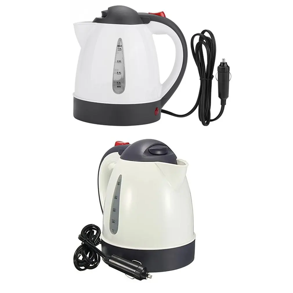 

12V 24V Vehicle Truck 1000ml Kettle Hot Water Boiled Heater for Tea Coffee Stainless Steel Large Capacity