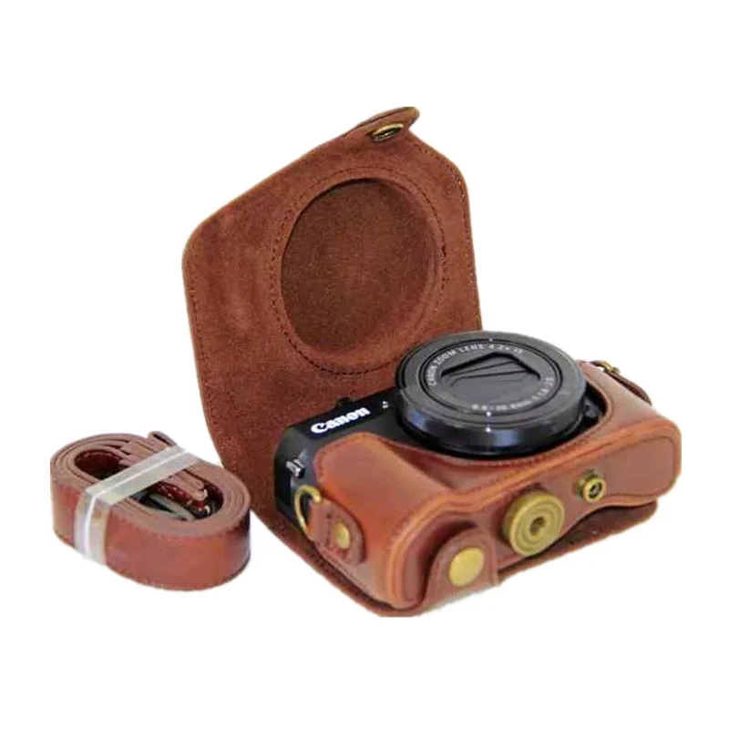 Чехол из искусственной кожи для камеры Canon Powershot G7X Mark III G7XIII G7X3 камера Vedio с