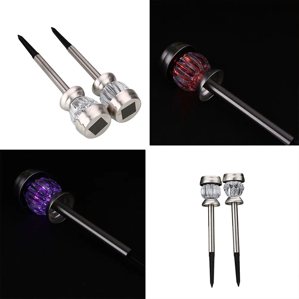 Светодиодный Цвета изменение алмазы/Фонари газонный светильник на солнечной