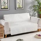Чехол для дивана в гостиную, слитный стеганый чехол для дивана, коврик для собаки, Черное и белое кресло с откидывающейся спинкой, защитный чехол для дивана на 123 места
