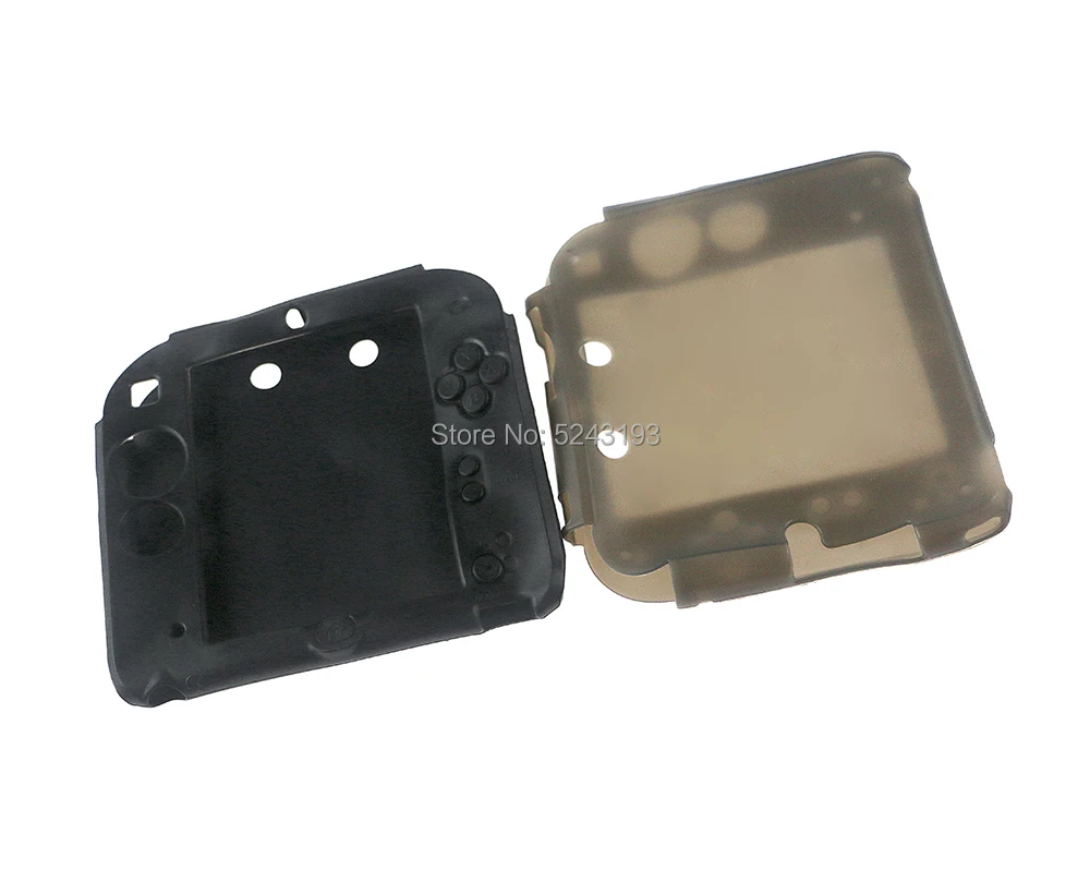 Мягкий удобный силиконовый чехол 2 шт. для 2DS 9 цветов резиновый гелевый Чехол с