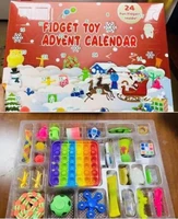 fidget toys blind box christmas set advent calendar with 24 antistress toys pack anti stress relief toy for kids christmas gift